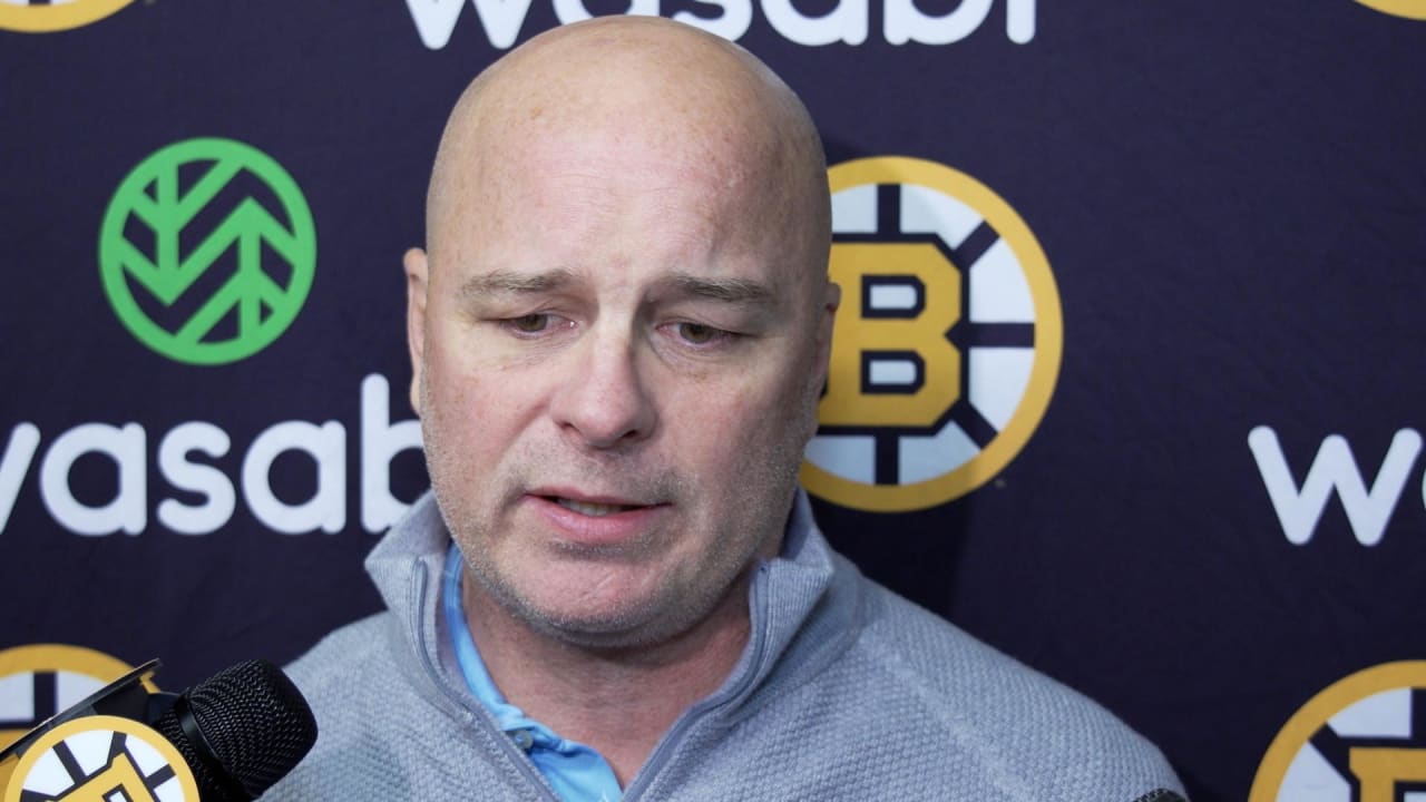 Press Room: Jim Montgomery | Boston Bruins