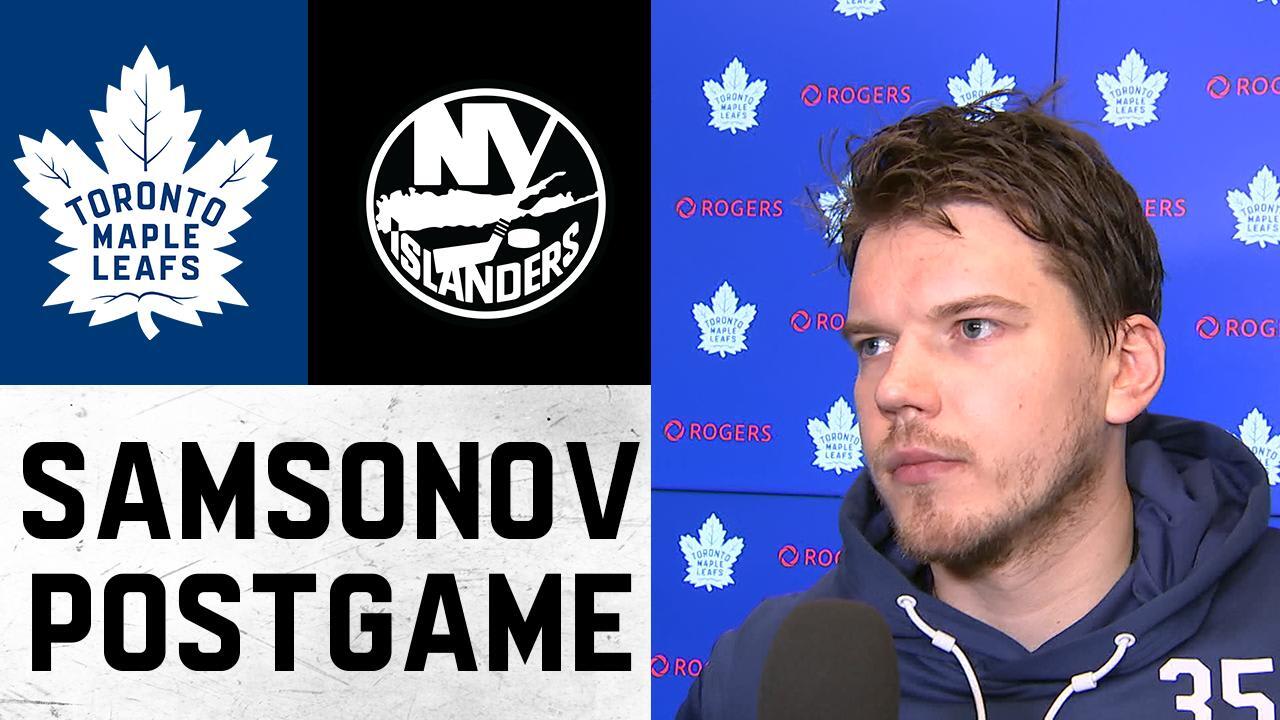 Ilya Samsonov | Post Game | Toronto Maple Leafs