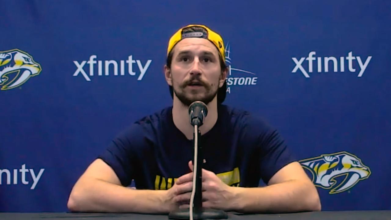 Postgame: NSH at CBJ, Players | Nashville Predators