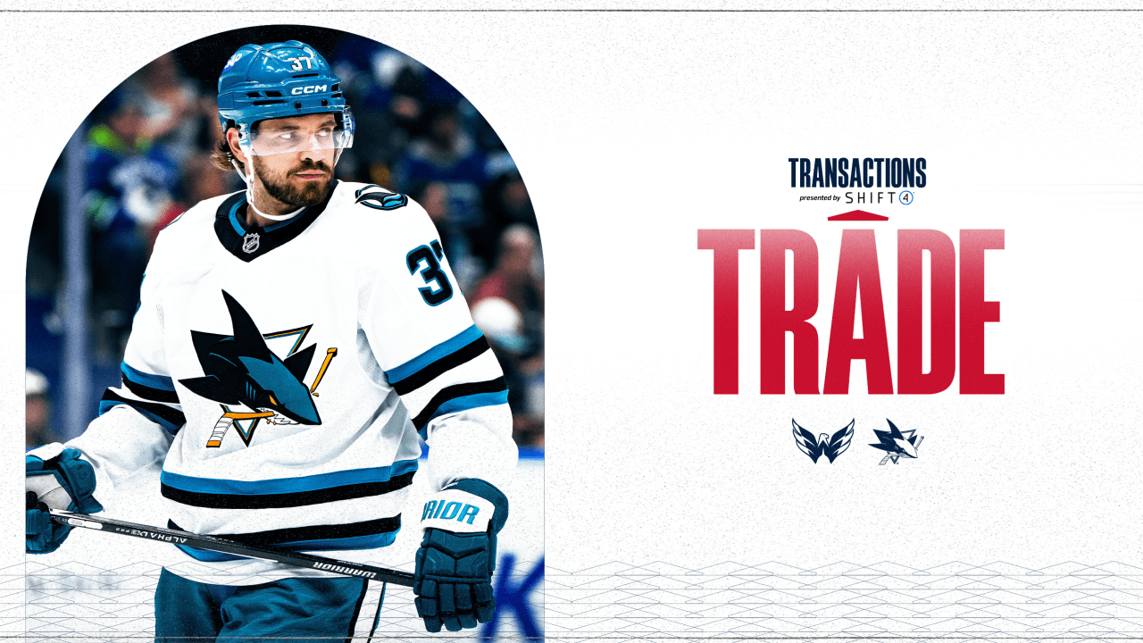 Capitals Acquire Timothy Liljegren from the San Jose Sharks