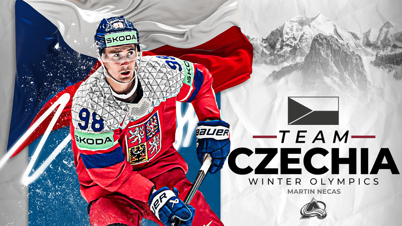 Necas Selected to Czechia's 2026 Olympic Roster | Colorado Avalanche