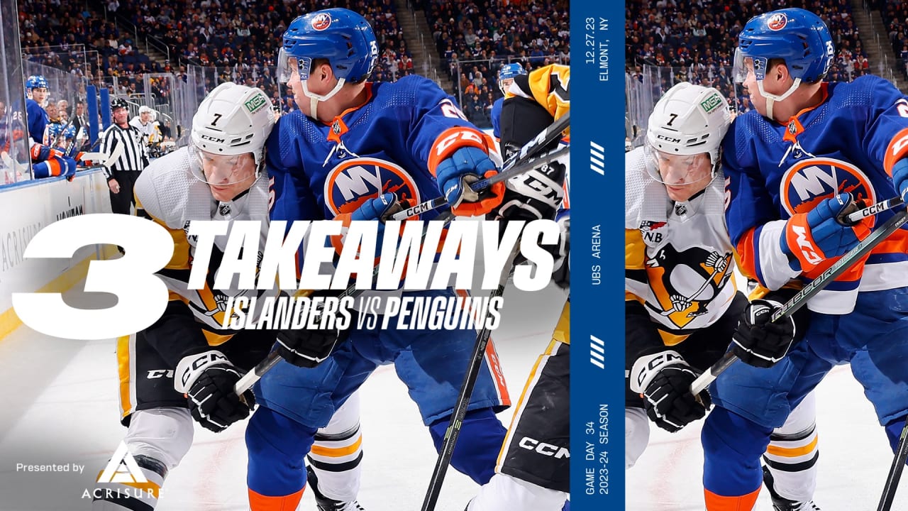 3 Takeaways: Islanders Get Shut Out 7-0 By Penguins | New York Islanders