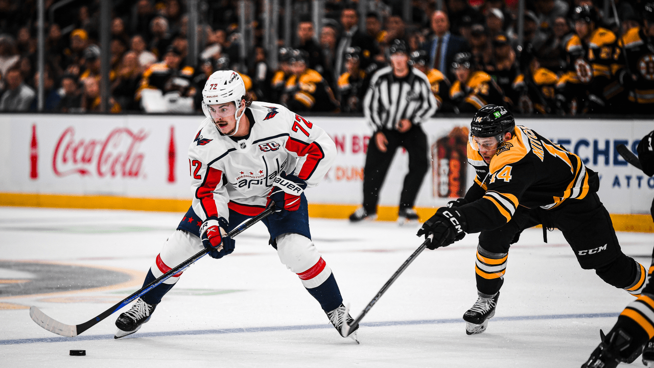 Caps Fall to B's in Boston, 42 Washington Capitals