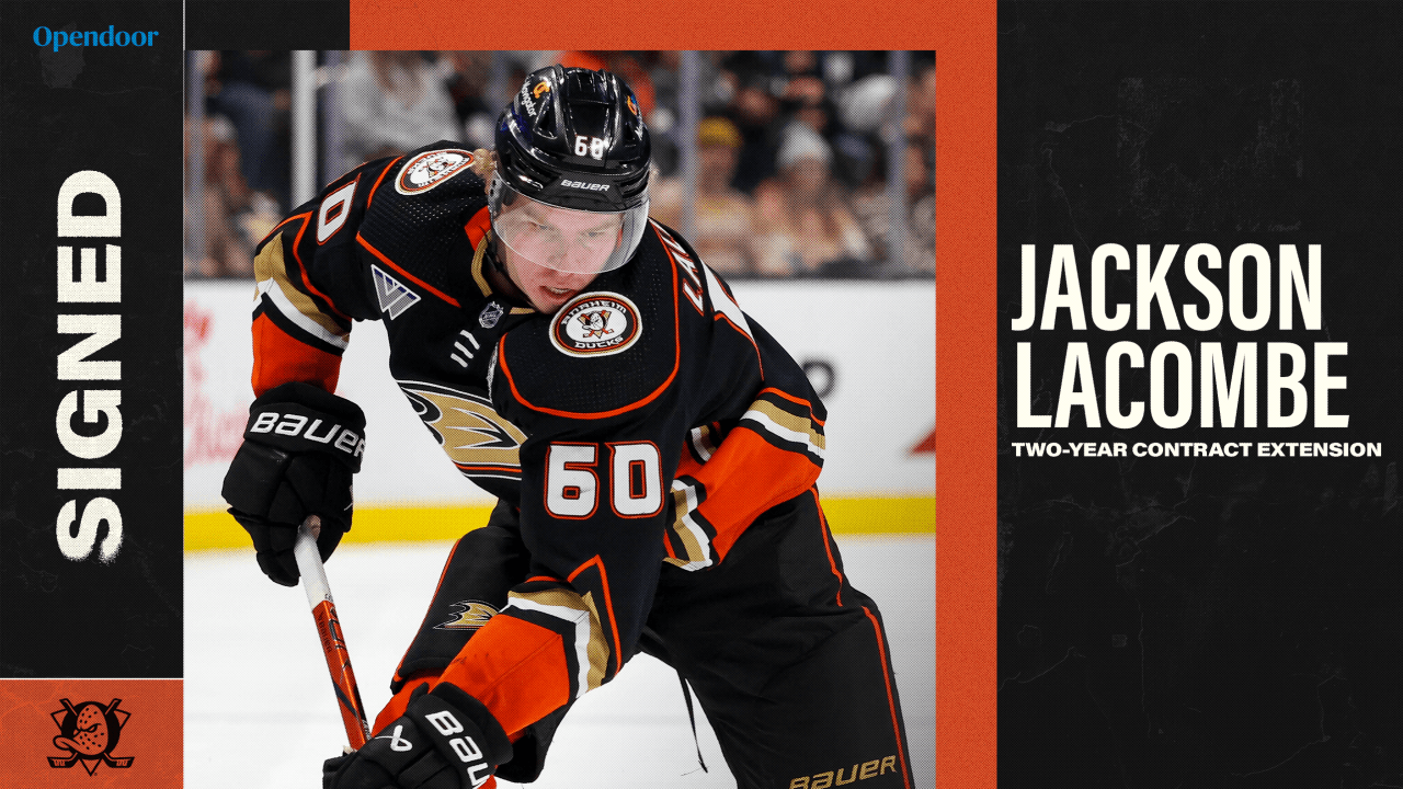 Ducks Sign Defenseman LaCombe to Two-Year Contract Extension | Anaheim Ducks