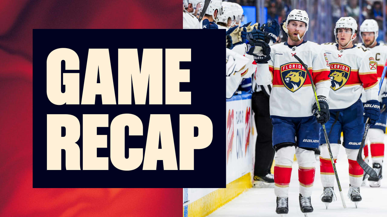 RECAP: Panthers 3, Maple Leafs 2 | Florida Panthers