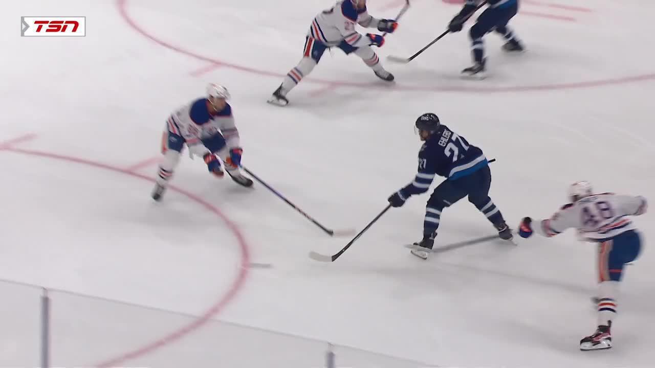 EDMWPG Ehlers scores goal against Stuart Skinner Winnipeg Jets