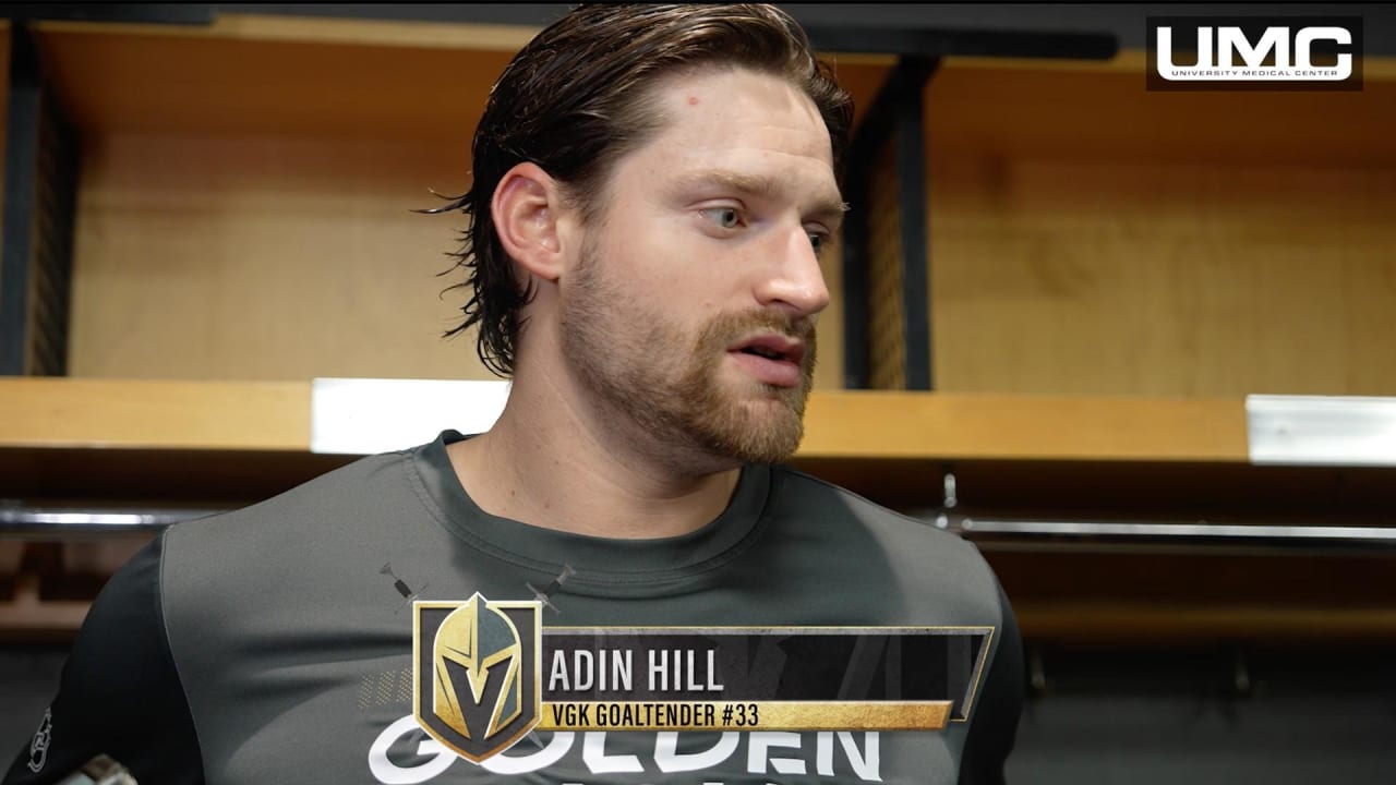 Adin Hill Postgame 10/21 | Vegas Golden Knights