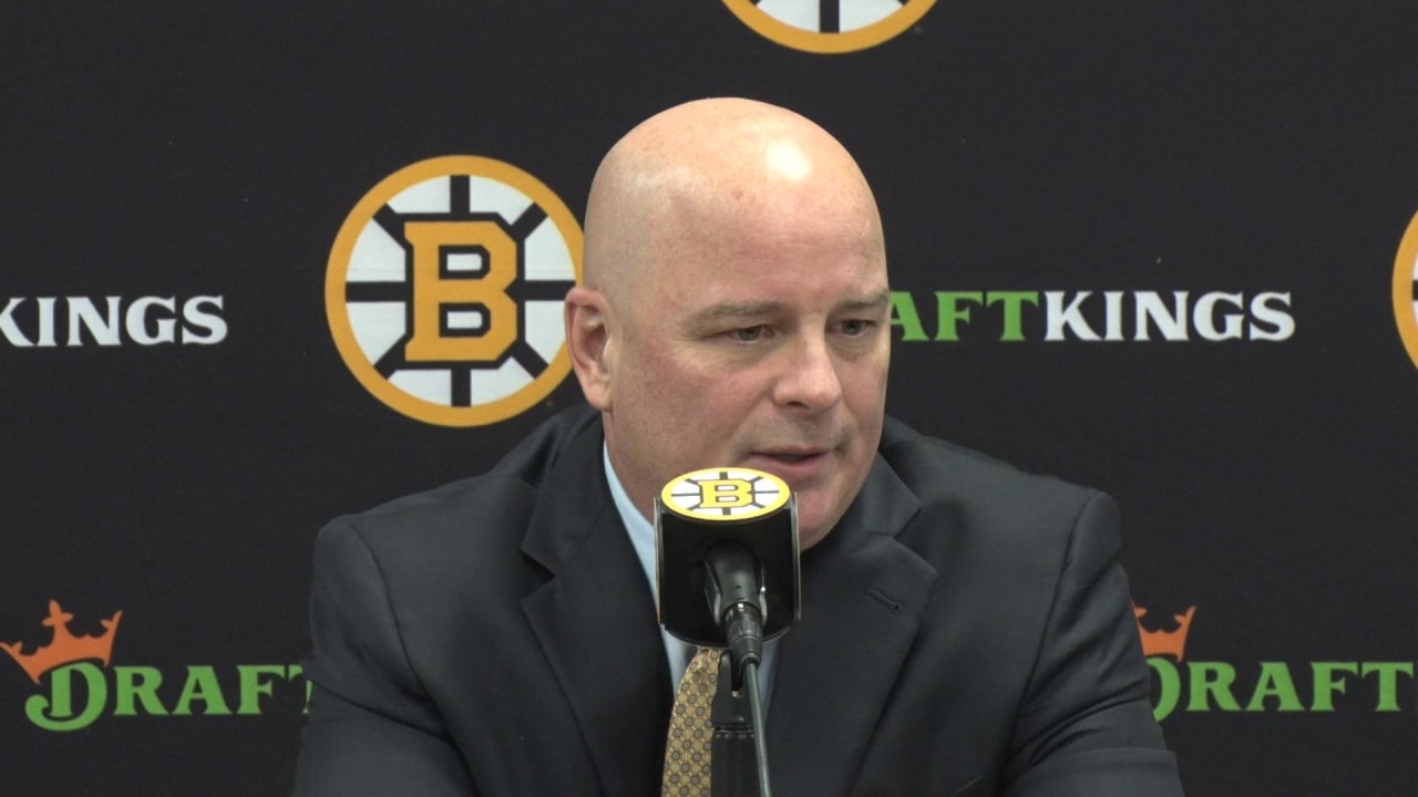 Press Room: Jim Montgomery | Boston Bruins