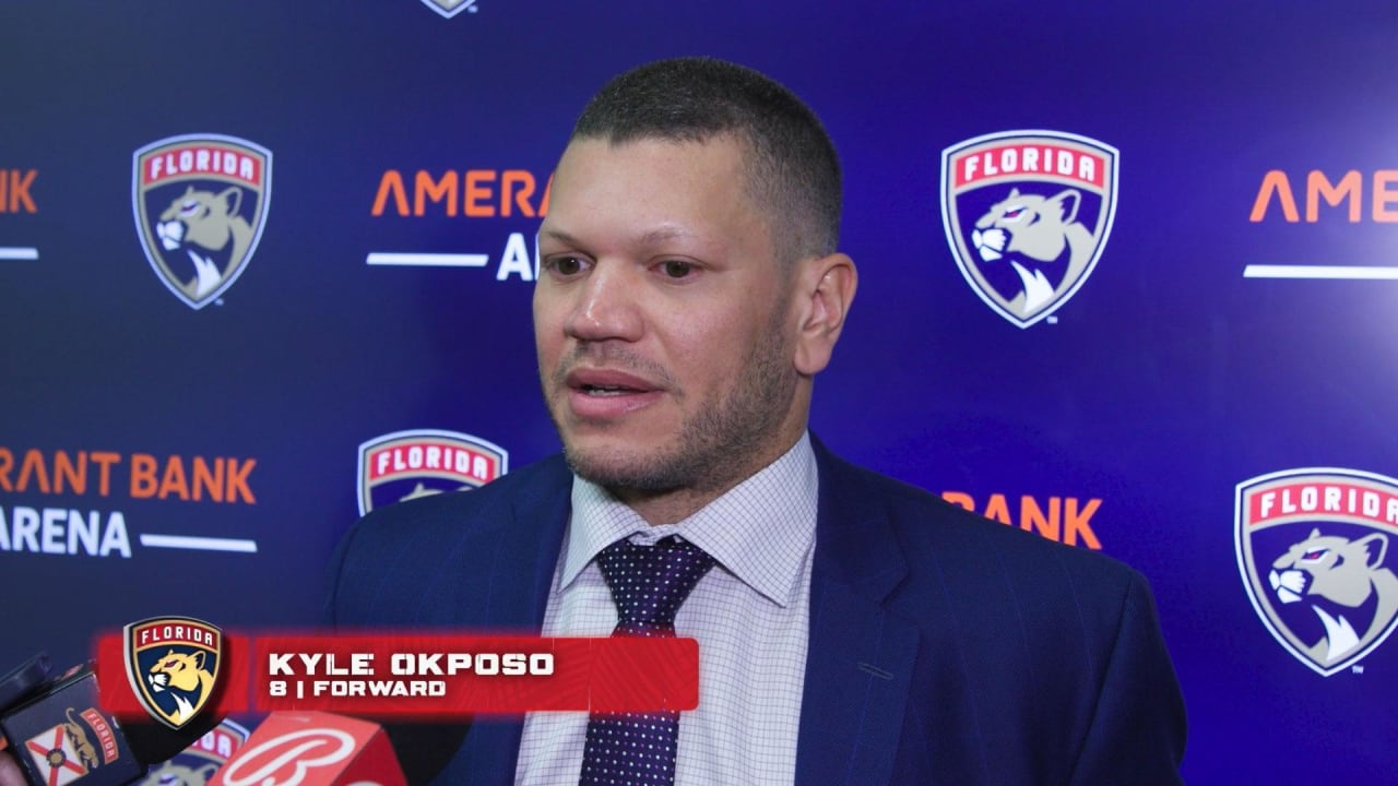 Kyle Okposo Media Availability | Florida Panthers