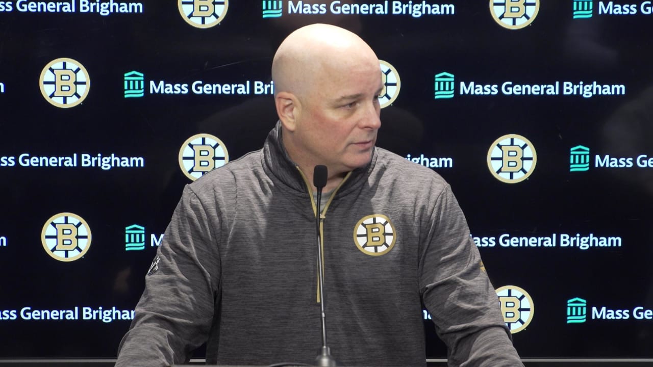 Press Room: Jim Montgomery | Boston Bruins