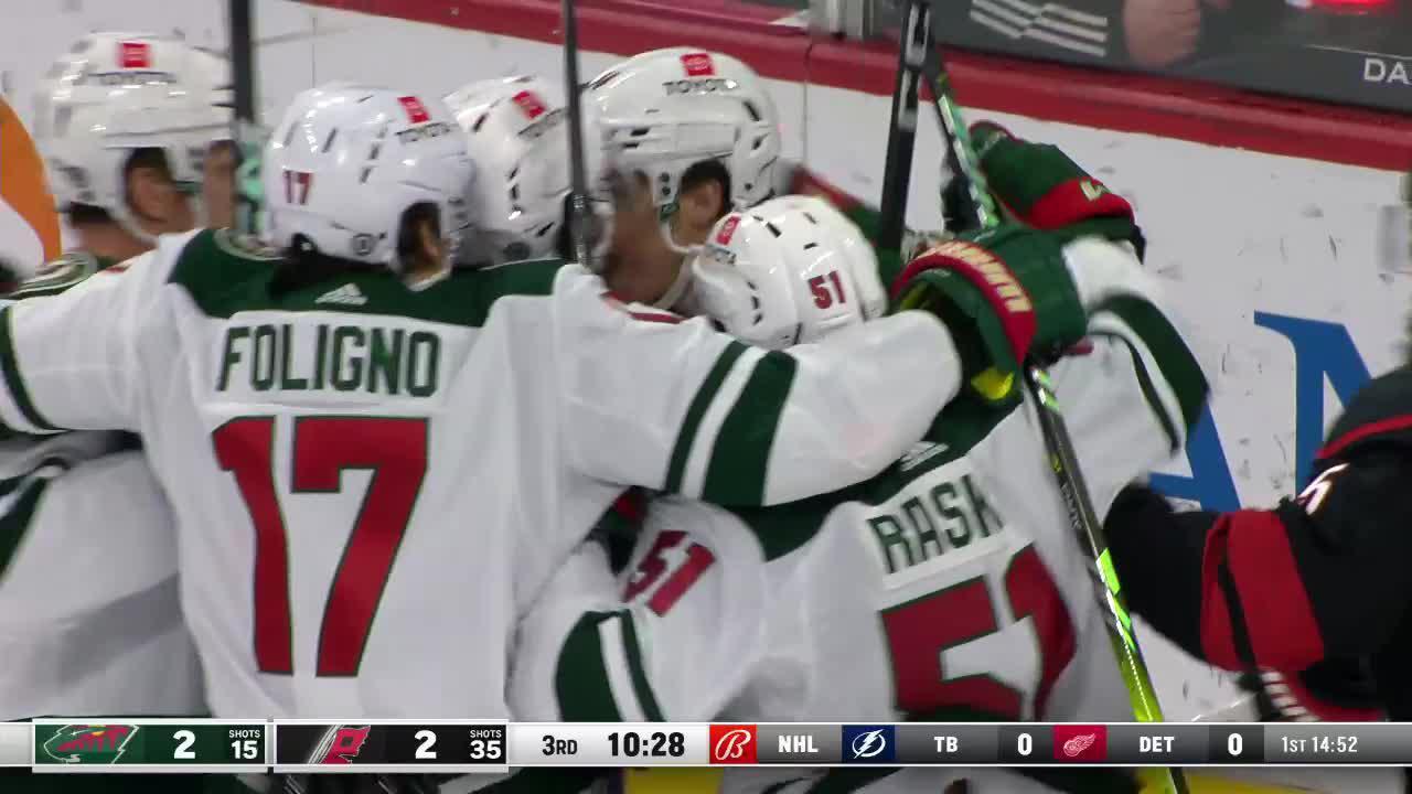 Joel Eriksson Ek with a Short Goal vs. Carolina Hurricanes | NHL.com