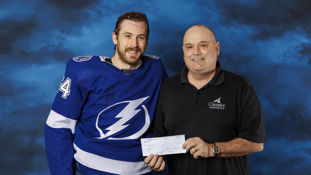 Michael DiBrizzi honored as Lightning Community Hero | Tampa Bay Lightning