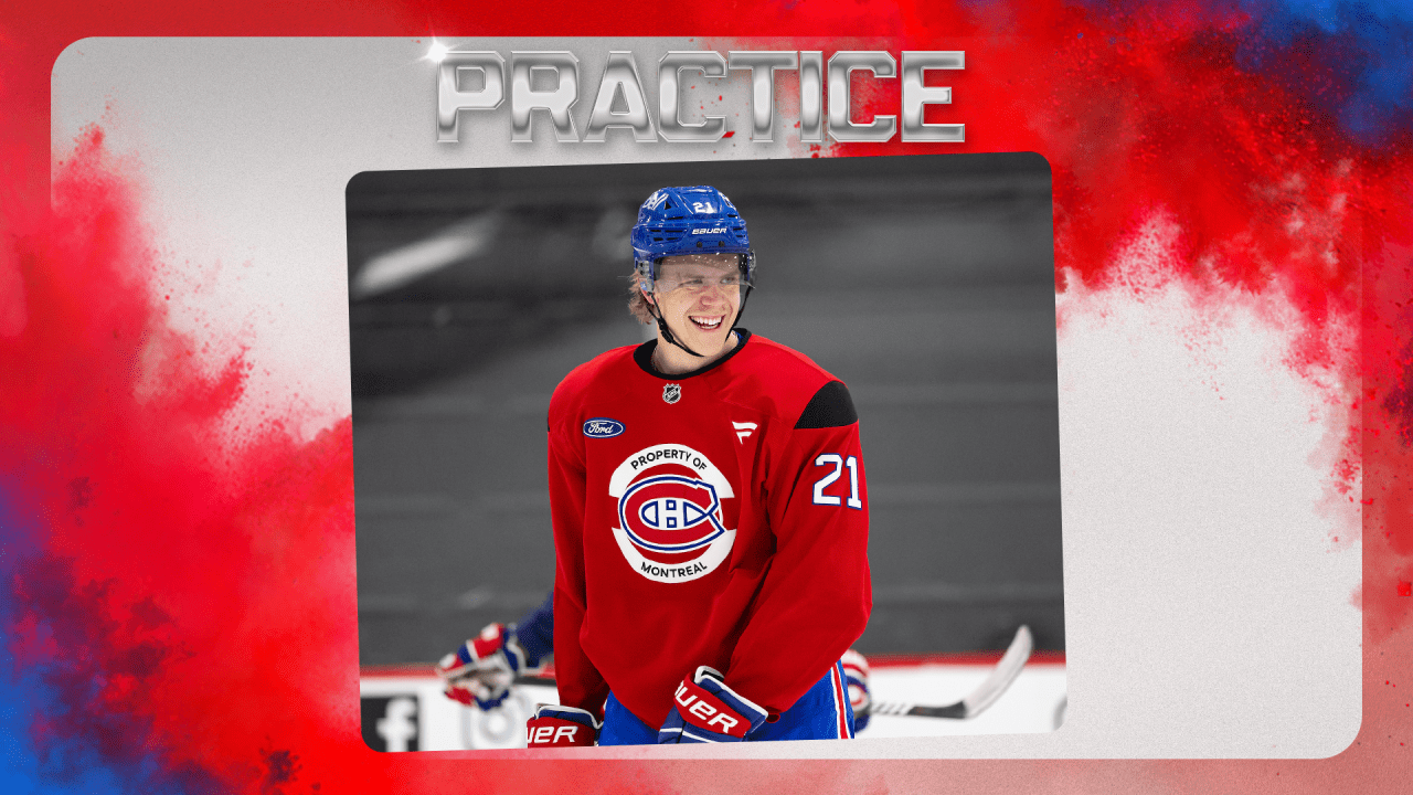 Updates from optional practice – Apr. 18 | Montréal Canadiens