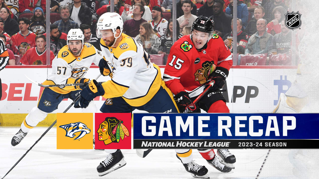 Forsberg hat trick helps Predators top Blackhawks, keep pace in wild