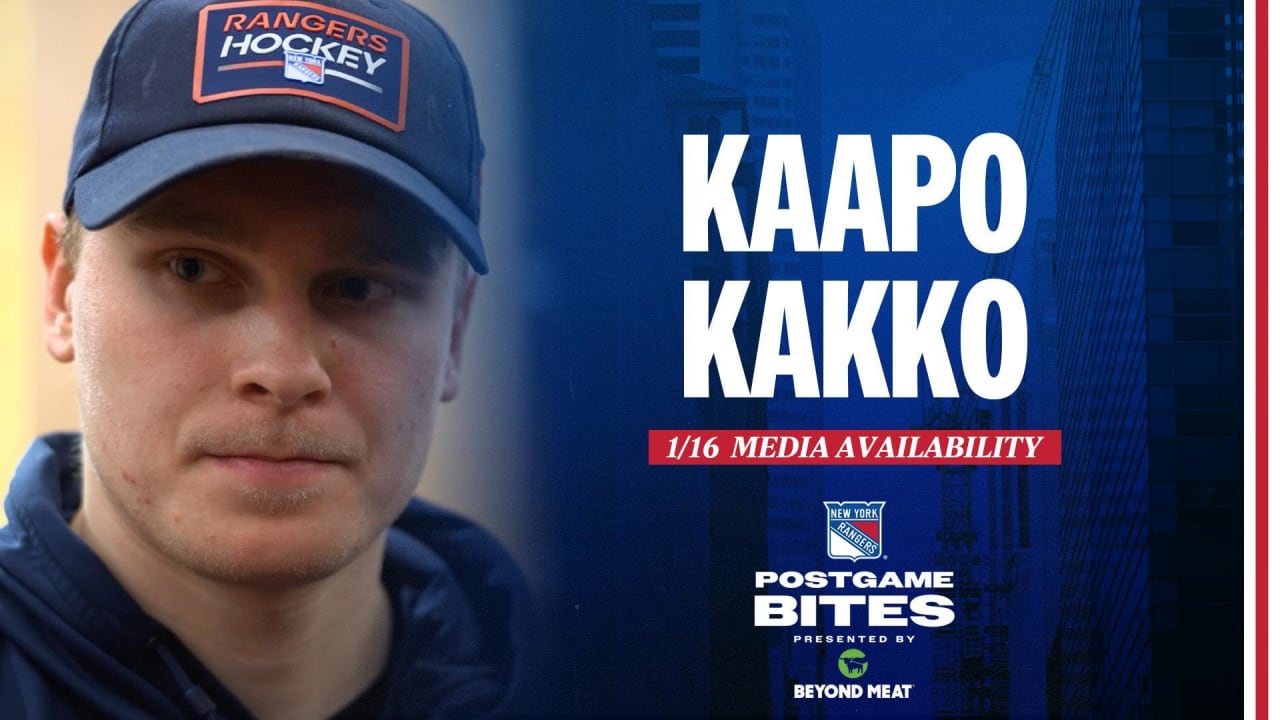 Postgame: Kakko | New York Rangers