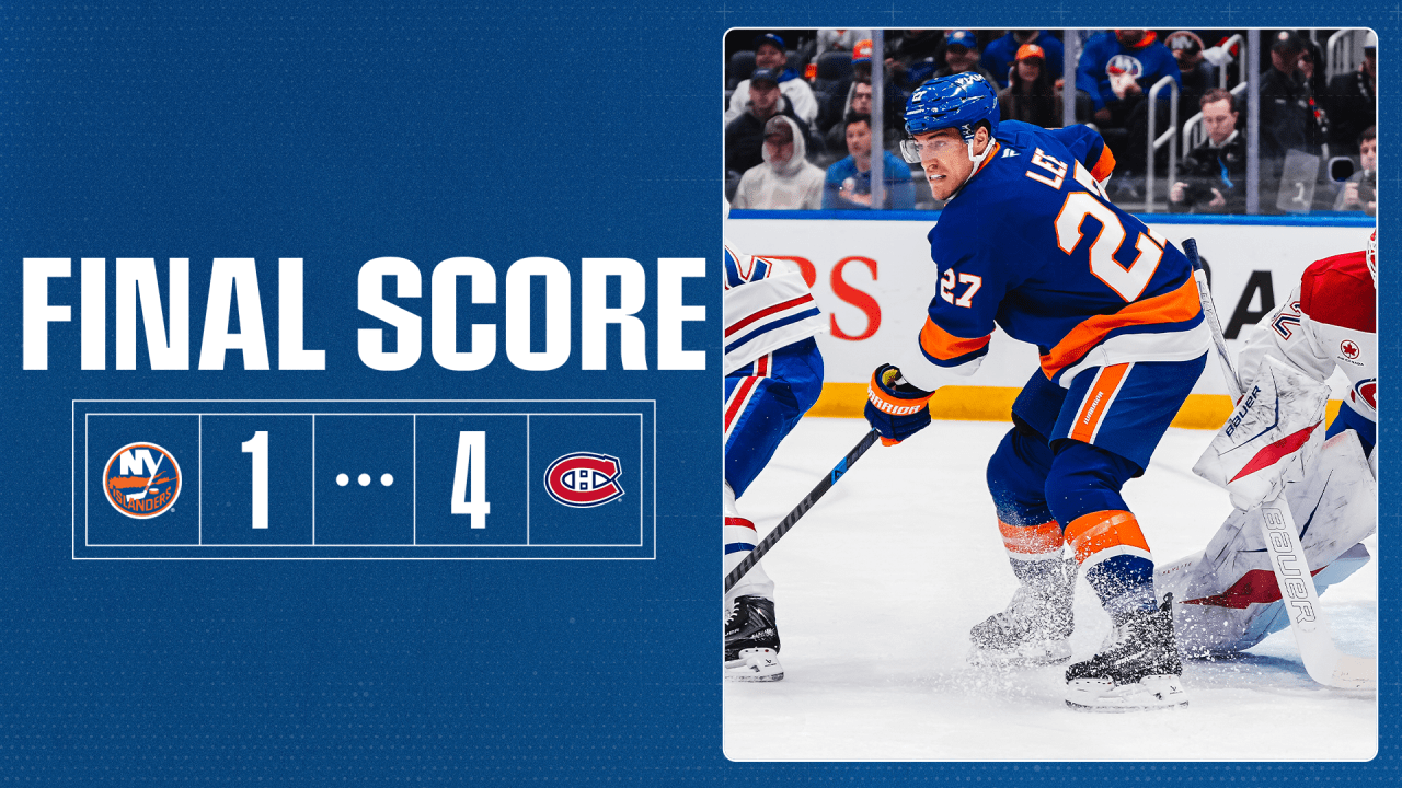 The Skinny: Canadiens 4, Islanders 1 | Νησιώτες της Νέας Υόρκης