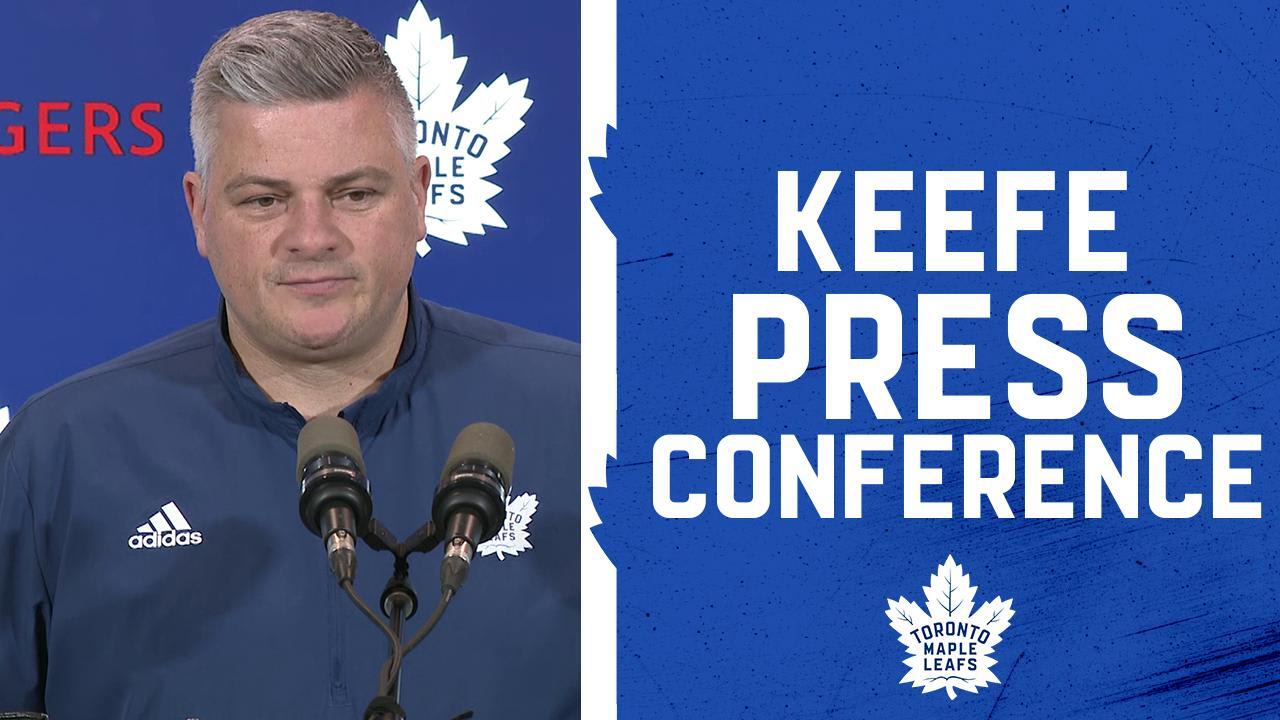 Sheldon Keefe | Pre Game | Toronto Maple Leafs