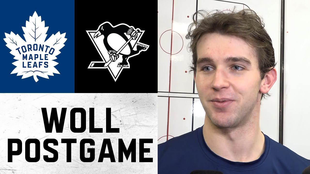 Joseph Woll Post Game Toronto Maple Leafs