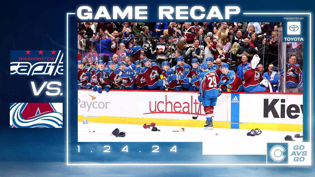 Toyota Game Recap: 1/24/2024 | Colorado Avalanche