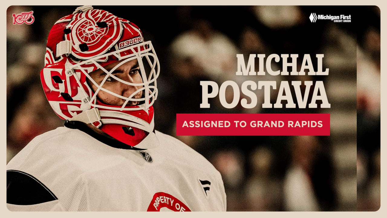 Red Wings assign Michal Postava to Grand Rapids