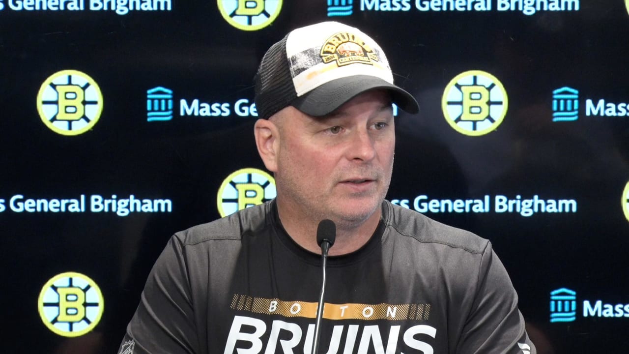 Press Room: Jim Montgomery | Boston Bruins