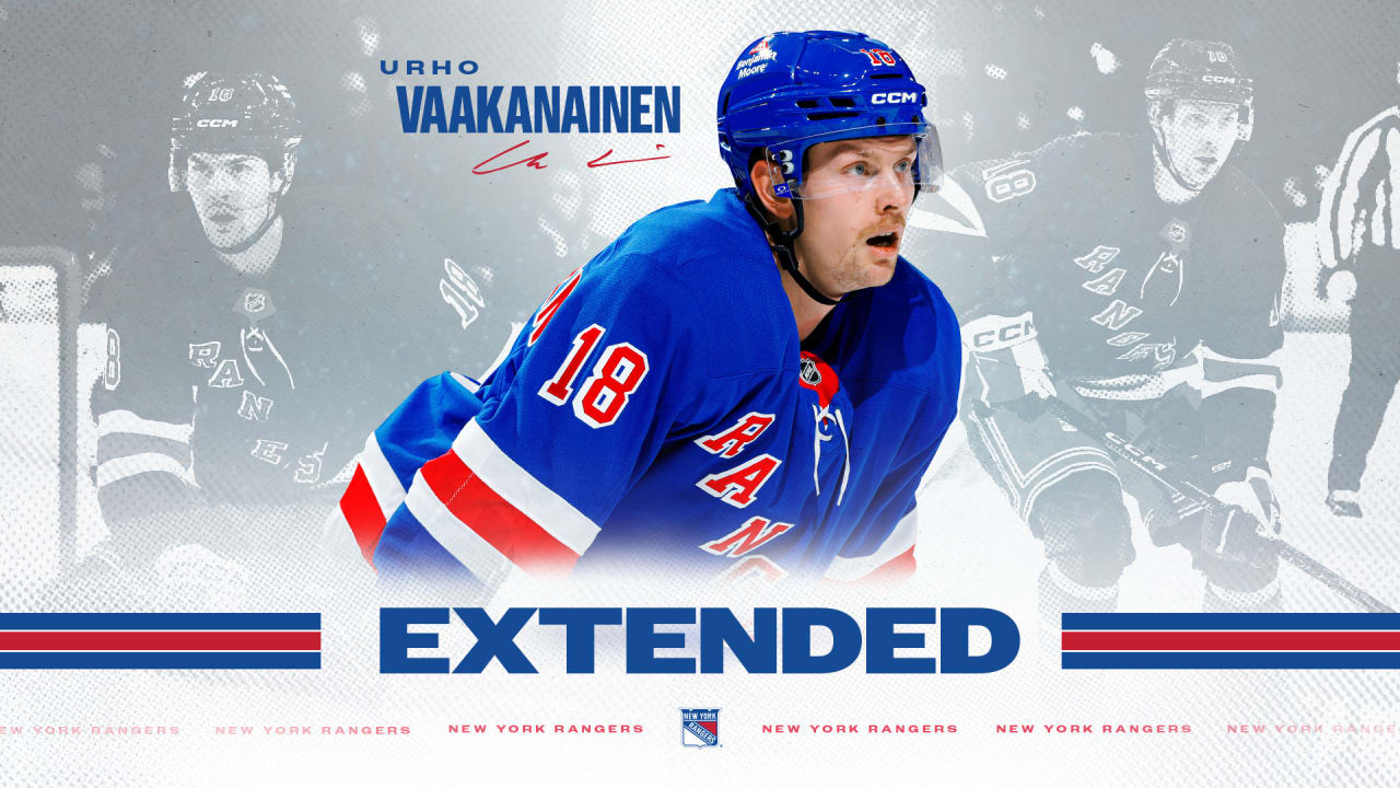 Rangers Agree to Terms with Urho Vaakanainen | New York Rangers
