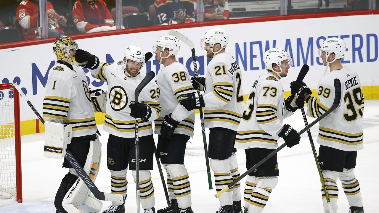 Swayman Makes 38 Saves As Bruins Defeat Panthers in Game 1 | Boston Bruins