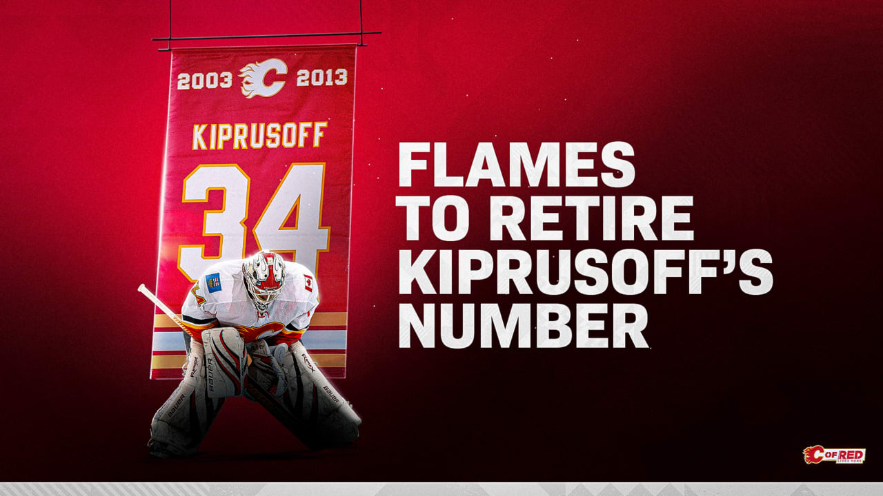 Miikka Kiprusoff to be honoured by the Calgary Flames