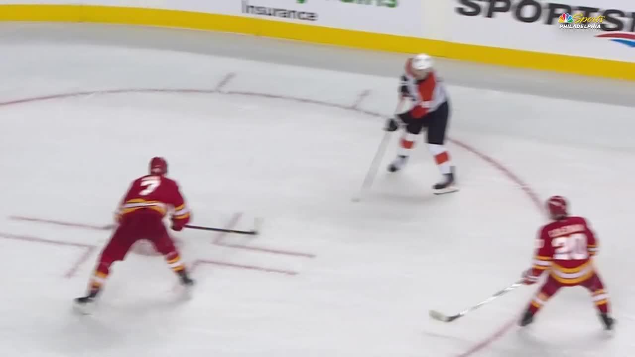 Travis Konecny With A Powerplay Goal Vs Carolina Hurricanes   Yahoo Sports