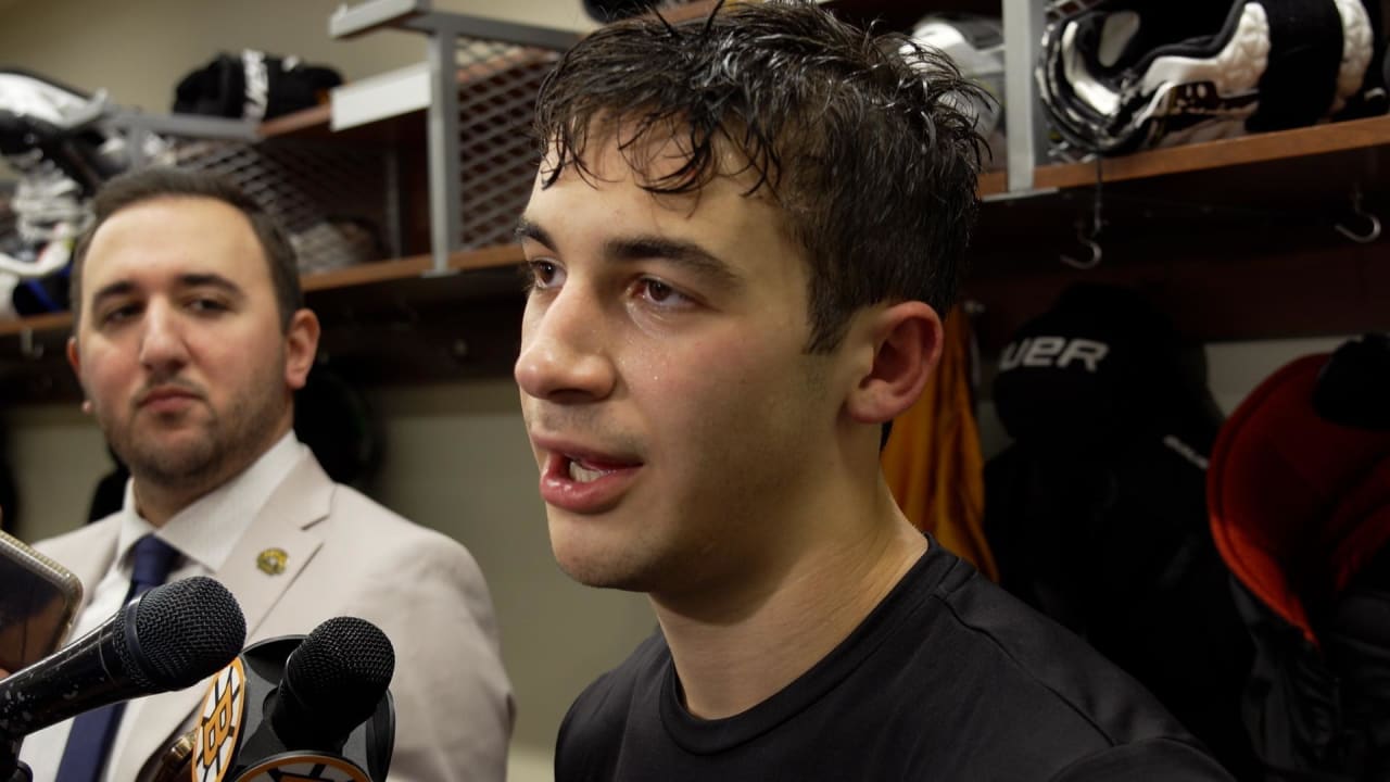 Locker Room Raw: Matt Poitras | Boston Bruins