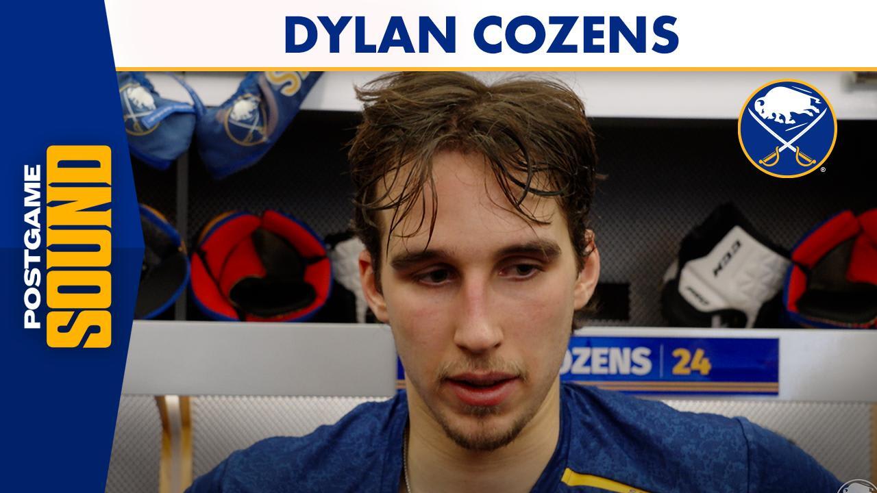 Dylan Cozens Postgame vs. TBL | Buffalo Sabres