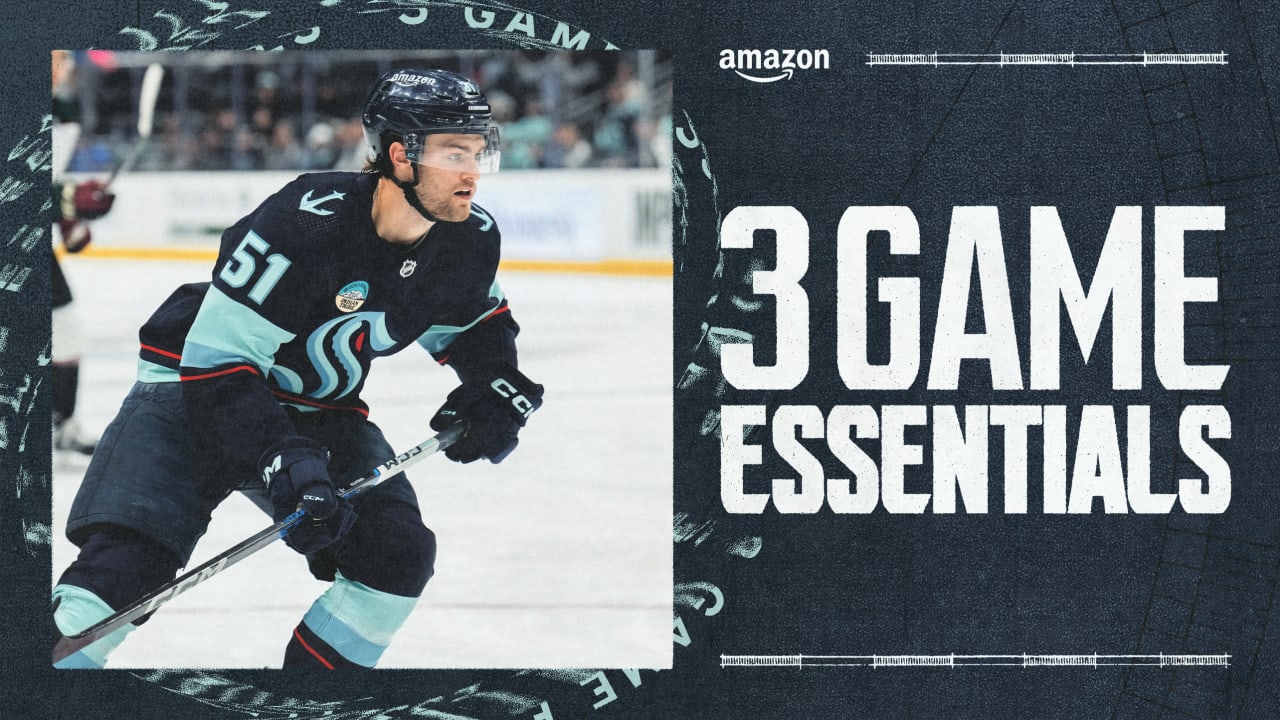 Sharks (18-51-9) at Kraken (33-31-13) | 7:00 p.m. | Seattle Kraken