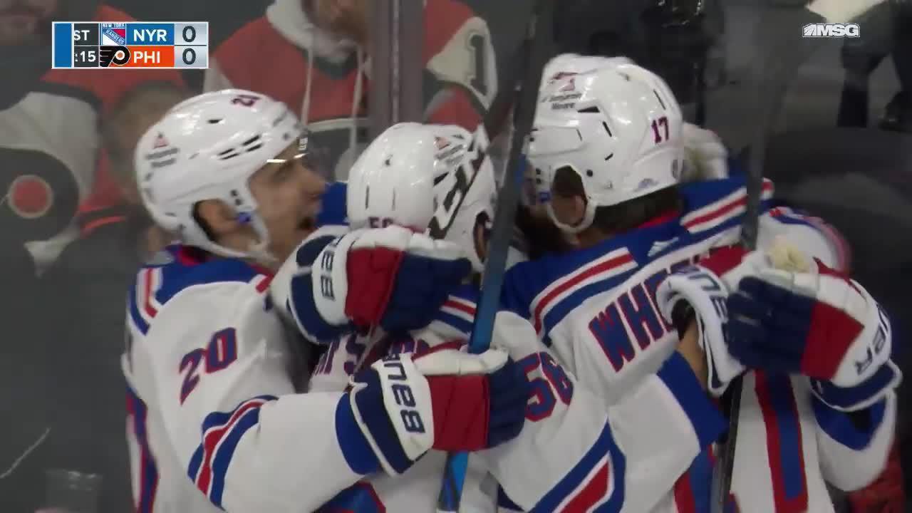 NYR@PHI: Zibanejad Scores Goal Against Carter Hart | New York Rangers