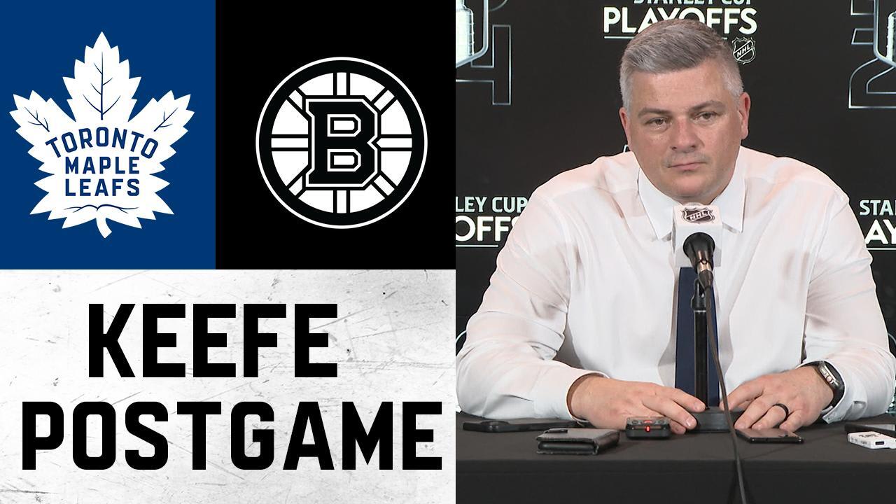 Sheldon Keefe Post Game Toronto Maple Leafs
