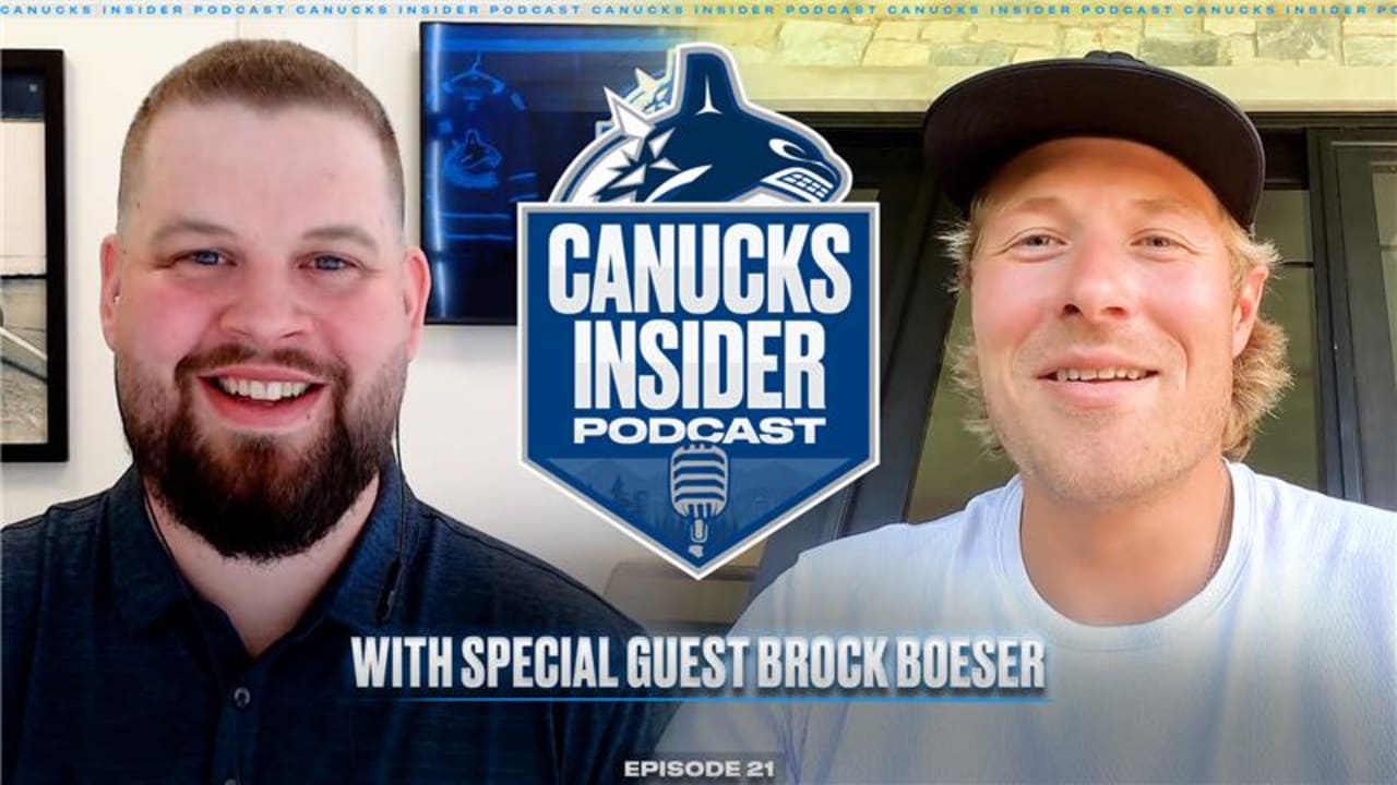 Brock Boeser Joins Canucks Insider Podcast to Discuss His New Seven-Year Contract | Vancouver Canucks