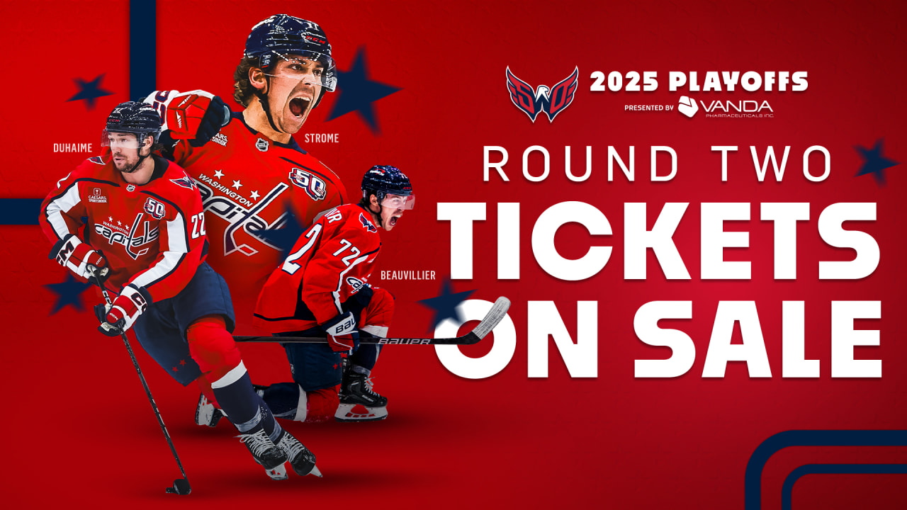 Limited Amount of Capitals Second Round Playoff Tickets Now Available | Washington Capitals