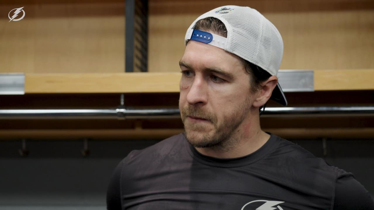 Ryan McDonagh Postgame at Chicago Blackhawks Tampa Bay Lightning