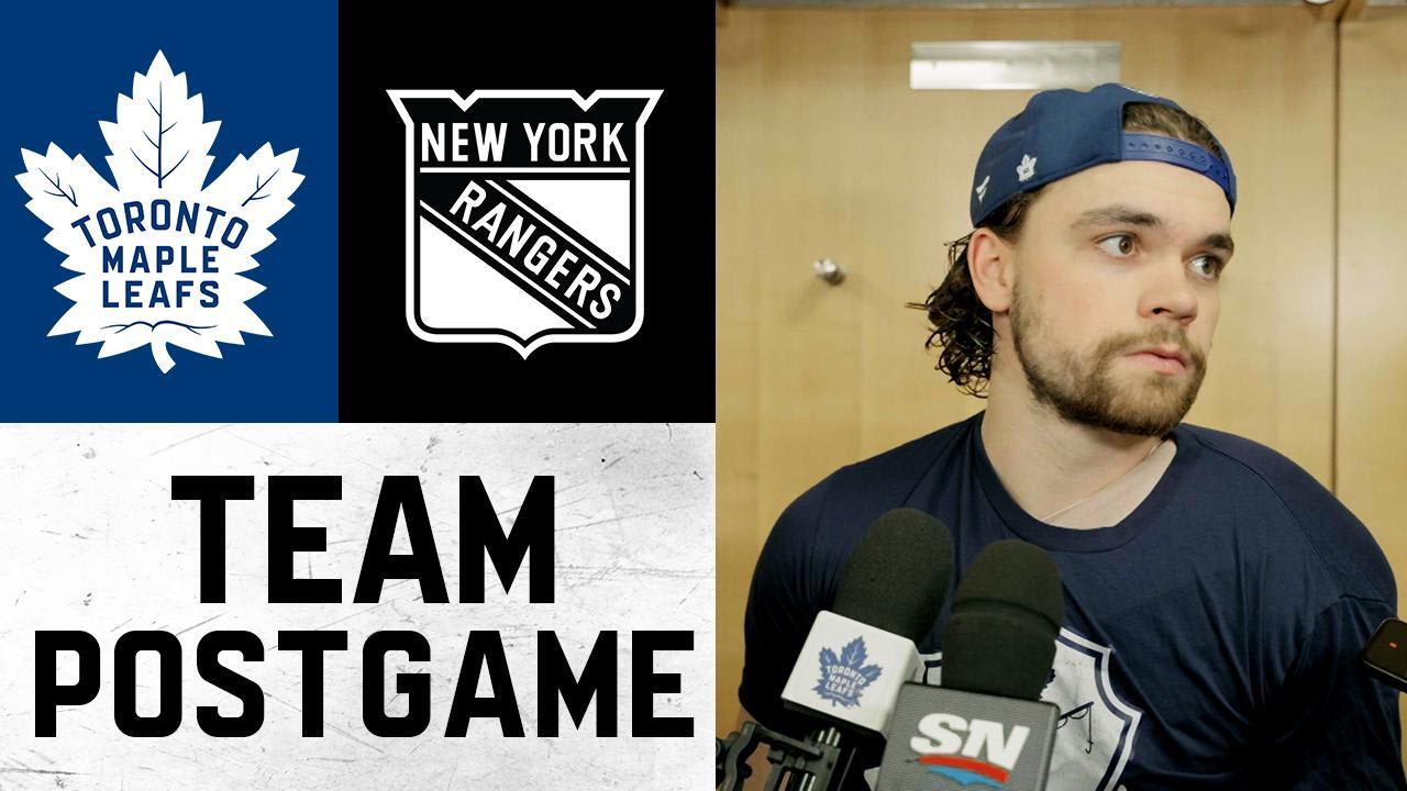Maple Leafs Full Media Availability | Post Game at New York Rangers ...