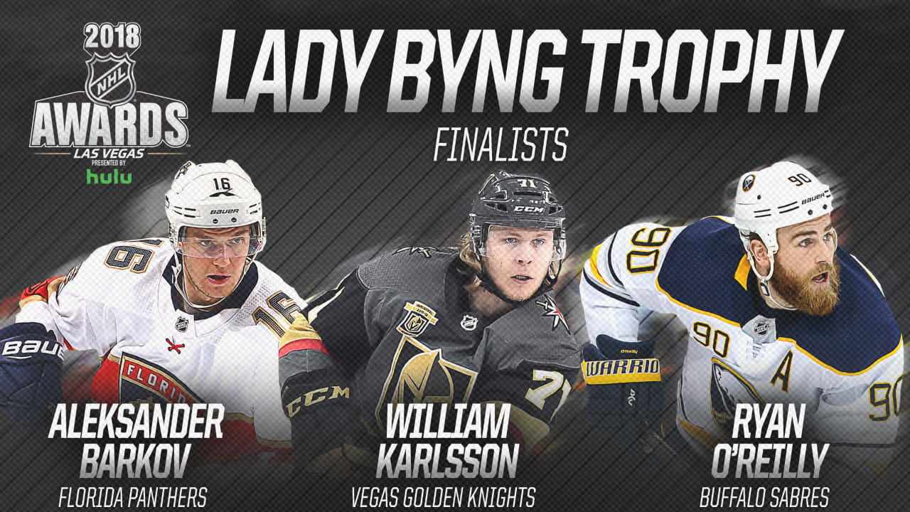 Lady Byng Trophy finalists unveiled