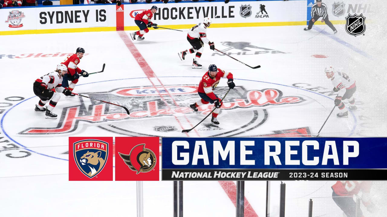 Preseason roundup: Senators defeat Panthers at Kraft Hockeyville