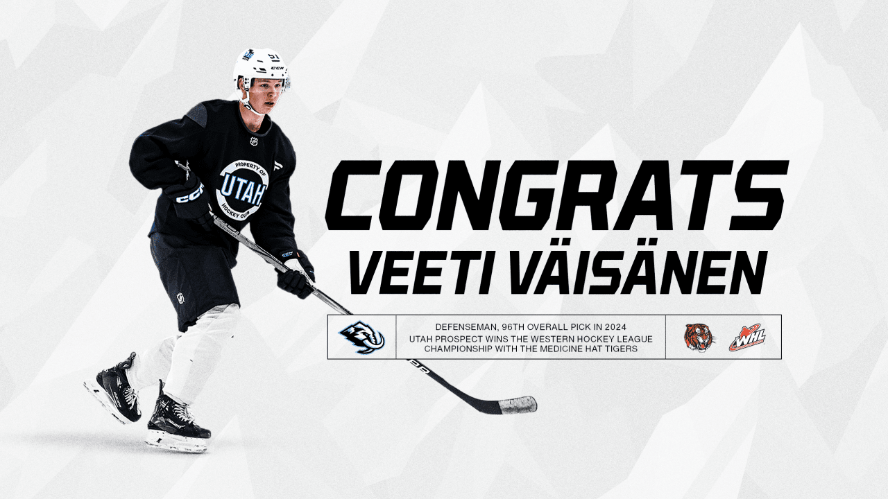 Väisänen Wins WHL Championship  | Utah Mammoth