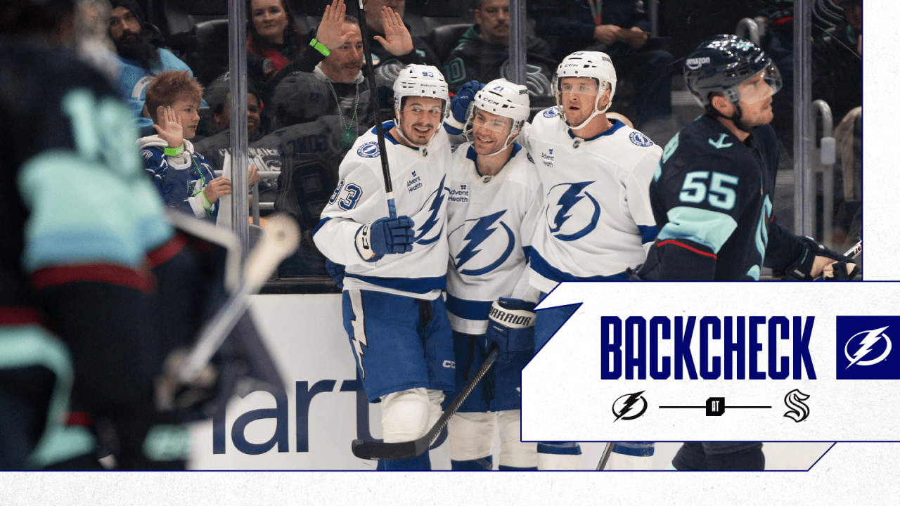 The Backcheck: Relentless forecheck, forward trio lead Bolts back to win column | Tampa Bay Lightning