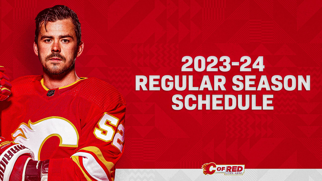 Flames 2023-24 Jersey Schedule