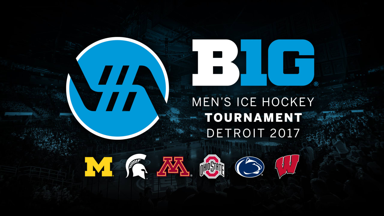 Big Ten Men's Ice Hockey Tournament bracket announced Detroit Red Wings