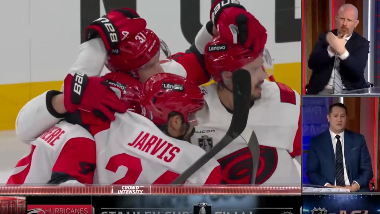 Svechnikov ties the game (ASL Cast)