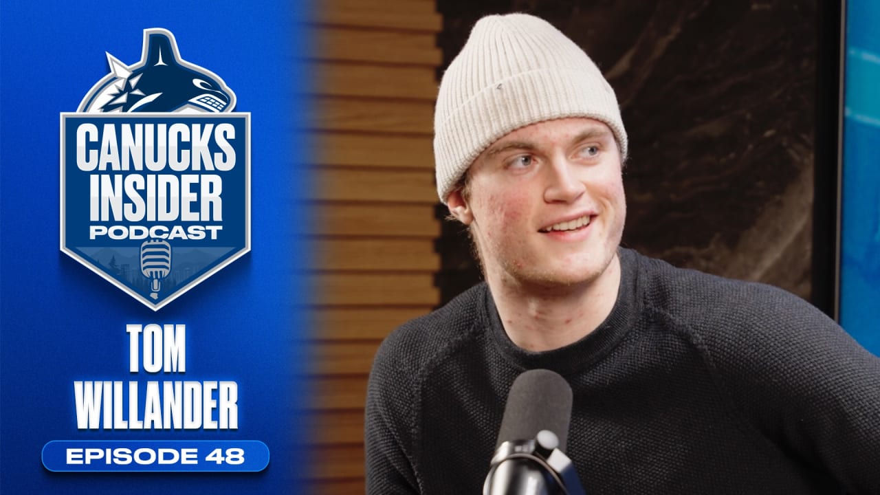 Tom Willander Joins Insider Podcast to Discuss Rookie Year in the NHL | Vancouver Canucks