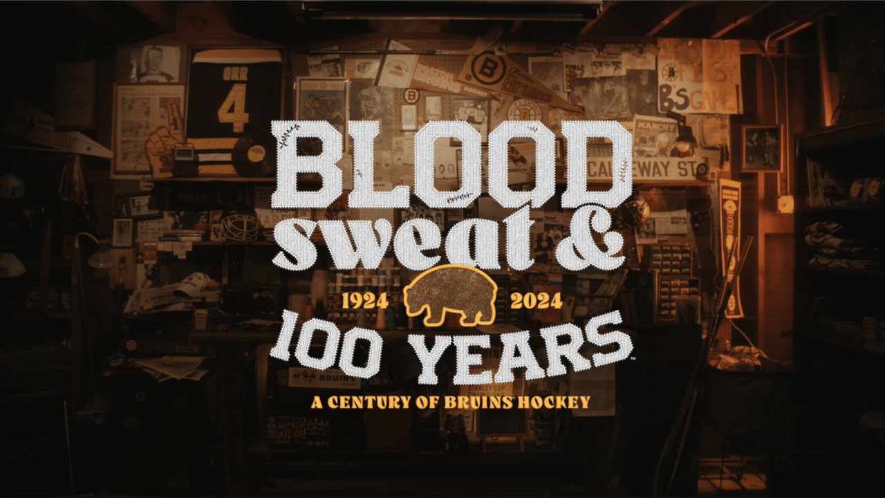 Stitches Blood, Sweat & 100 Years Boston Bruins