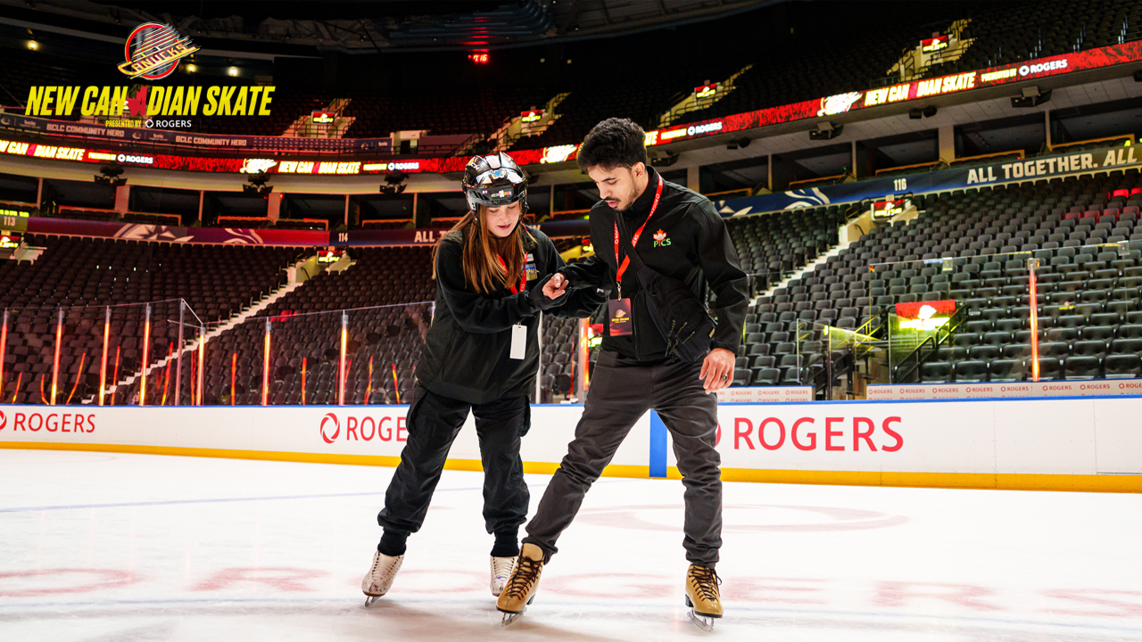 New Canadian Skate Turns First Steps On Ice into Fresh Start in a New Home | Vancouver Canucks