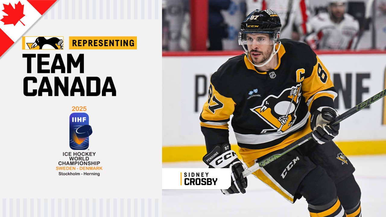 Sidney Crosby to Represent Team Canada at the IIHF World Championship | Pittsburgh Penguins