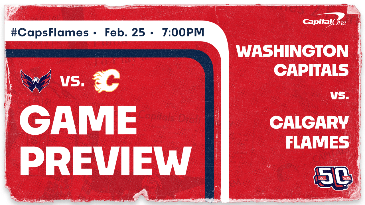 Caps Aim to Stay Hot vs. Flames | Washington Capitals